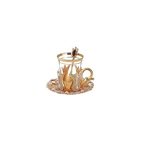 (Set of 6) Turkish Tea and Coffee Glasses