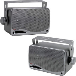 Pyle 3-Way Waterproof Marine Box Speakers - 3.5" 200 Watt