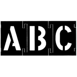 Plastic Interlocking Stencil