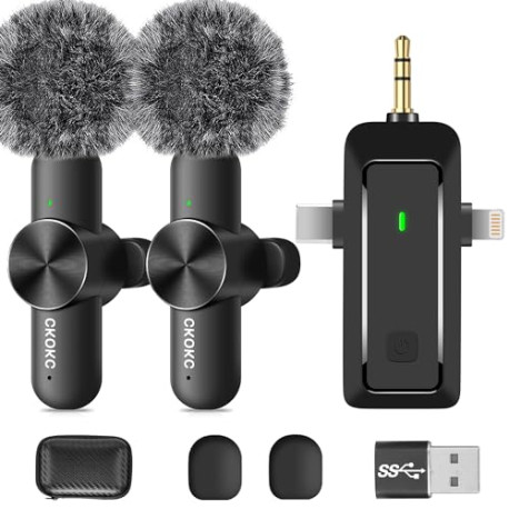 Wireless Lavalier Microphone for iPhone