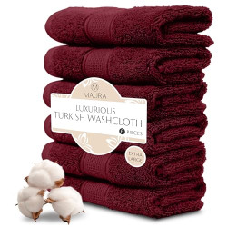 6-Pack Premium Turkish Washcloth