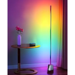 Corner Floor Lamp, Smart RGB LED