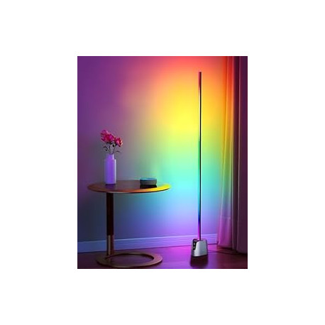 Corner Floor Lamp, Smart RGB LED