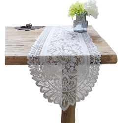 2 Pack Cotton Crochet Lace Rectangular