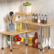 Kitchen Countertop Organizer Corner Shelf - 3 Tier Bathroom Storage
