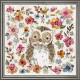 Crafts Watercolor Owl Counted Cross Stitch Kit, White