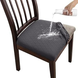 Protector Slipcover for Kitchen, Hotel (6 Pcs, Dark Grey)