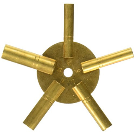 Clock Winding Key 5-in-1 Odd Sizes