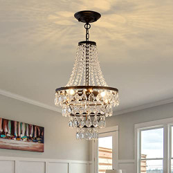 3 Lights Crystal Chandelier Modern