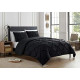 3 Piece Duvet Cover Pintuck Pinch Pleat Design