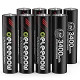 Rechargeable AA Batteries 3400mWh 1.5V,1500