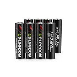 Rechargeable AA Batteries 3400mWh 1.5V,1500