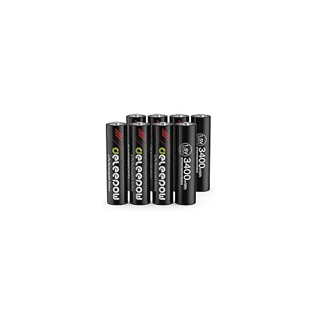 Rechargeable AA Batteries 3400mWh 1.5V,1500
