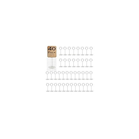 40 Pcs Table Number Holders Place Card Holder,