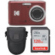 Kodak PIXPRO FZ45 Digital Camera + Point & Shoot Camera Case + Sandisk 128GB