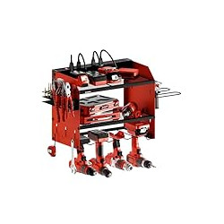 Modular Power Tool Organizer Wall Mount and Tool Charging Station