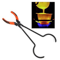 13" Steel Crucible Tong Gold Melting Furnace Holder Clamp
