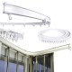 9.75 FT Bendable Curtain Track Ceiling Mounted