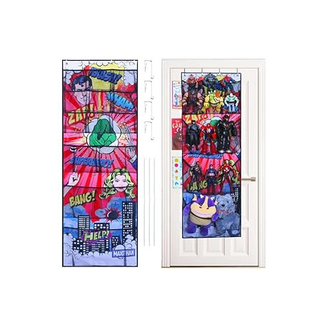 Superhero Organizer, Over The Door Hanging Shoe Organizer