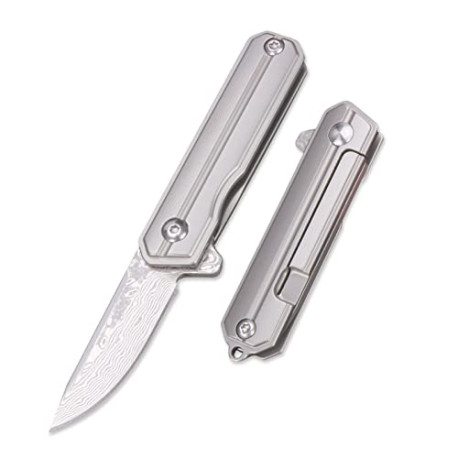 Mini Titanium Handle Pocket Knife, 1.4 inches