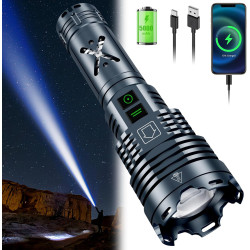Rechargeable LED Flashlights 2500000 High Lumens