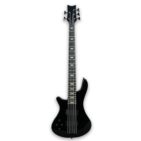 Tario Black Left-handed 5 String Electric Bass