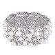 Women's Crystal Simulated Pearl Stunning Bridal Wedding