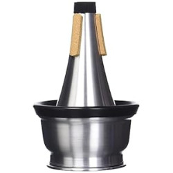 Pro-Tec Pro Tec Liberty Mutes ML104 Trumpet Adjustable Cup - Aluminum, Silver,black,brown