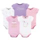 Hudson Baby Unisex Baby Cotton Bodysuit