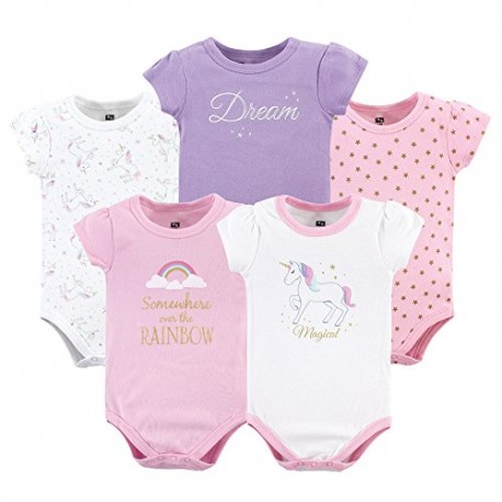 Hudson Baby Unisex Baby Cotton Bodysuit