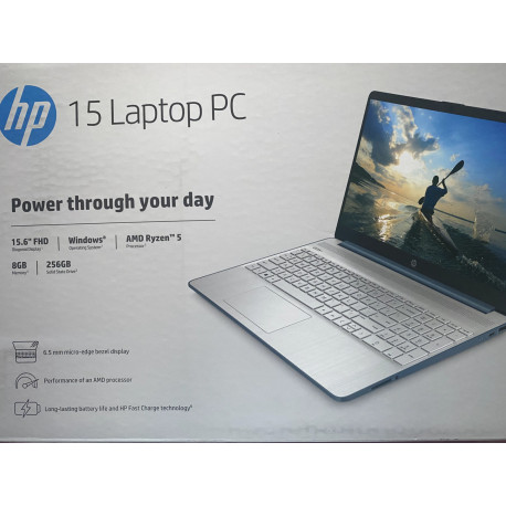 HP Laptop 15-ef2126wm AMD R5 15.6" FHD 8 GB RAM 256GB SSD