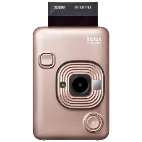 Fujifilm Instax Mini Liplay Hybrid Instant Camera (Rose Gold)