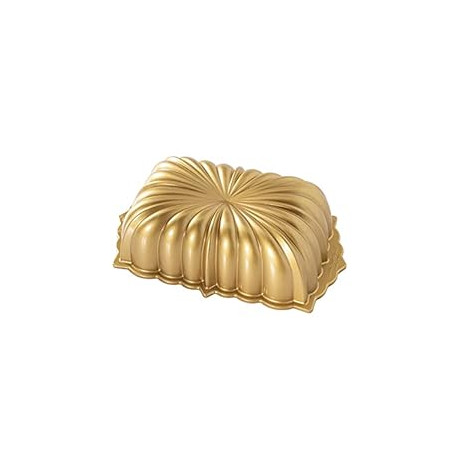 Classic Fluted Loaf Pan, 6 Cup, Gold