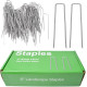 100x 6-Inch Galvanized Ground Garden Grass Stakes Pins