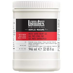 Matte Super Heavy Gel Medium, 946ml (32-oz)