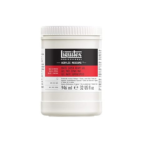 Matte Super Heavy Gel Medium, 946ml (32-oz)
