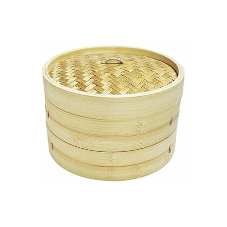 6" Bamboo Steamer Set Sunrise Kitchen Supply