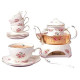 Fine China Flower Series Tea Sets