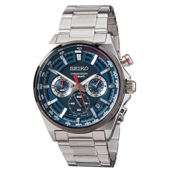 SEIKO Chronograph Quartz Blue Dial Men's