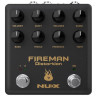 NUX Fireman Distortion Effect Pedal Dual Channel Brown Sound