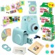 Fujifilm Instax Mini 9 Instant Camera ICE BLUE w/ Fujifilm Instax Mini 9 Instant Films (60 Pack)