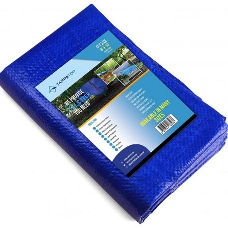 8' X 10' Blue Multi-purpose Waterproof Poly