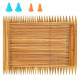 75 Pcs Bamboo Knitting Needles Set
