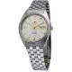 FAB00009W Men's 3 Star Stainless Steel Silver Dial Self Wind Automatic Watch