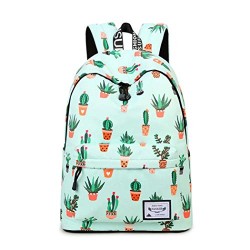 Backpack for Teen Women Cute Canvas Daypack Casual Travel School Bookbag