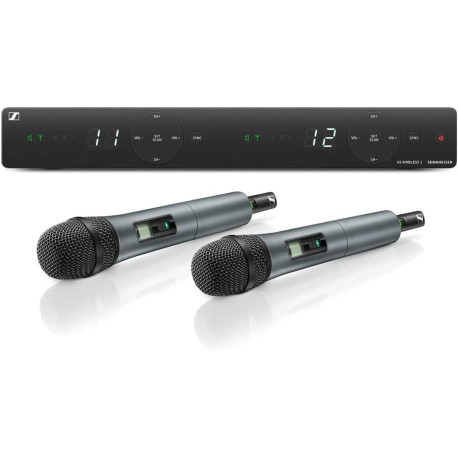 Sennheiser Pro Audio XSW 1-825 DUAL-A Channel Wireless Microphone System,Black