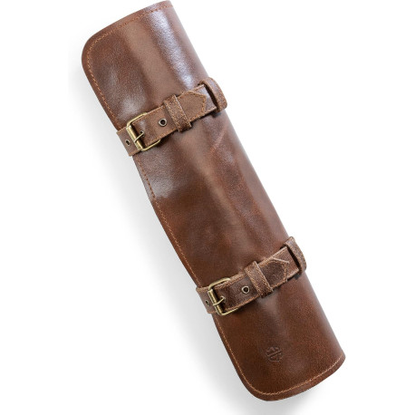 Leather Knife Roll Bag