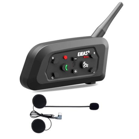 Motorcycle Bluetooth Headset, 2 Riders 1200M