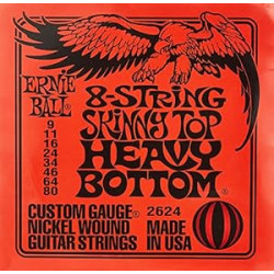 Ernie Ball 8-String Skinny Top Heavy