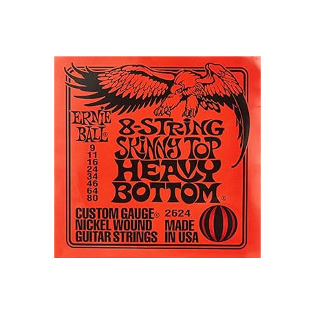 Ernie Ball 8-String Skinny Top Heavy
